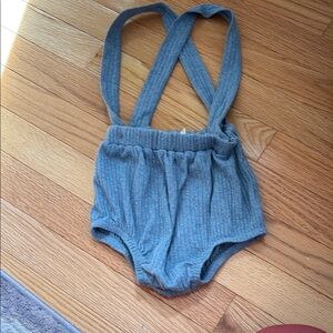 Kate Quinn Blue Ribbed Baby Romper NWOT Size 2T